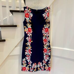 ** 3 FOR $50 ** TAHARI Floral Bodycon Dress